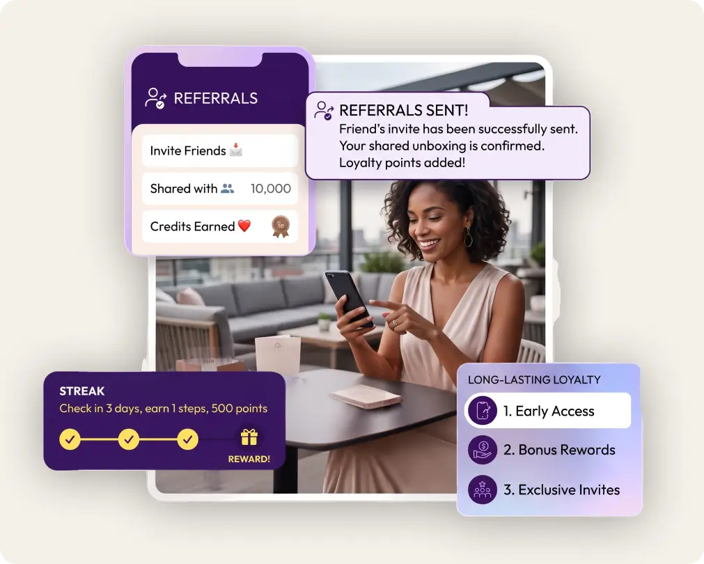 Referral program for beauty and fashion brands