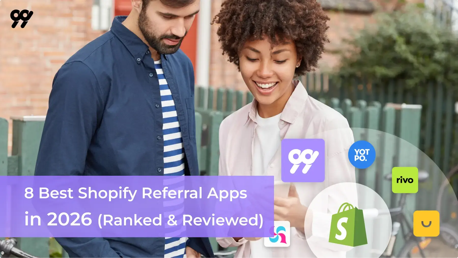 blog banner image for best shopify referral apps
