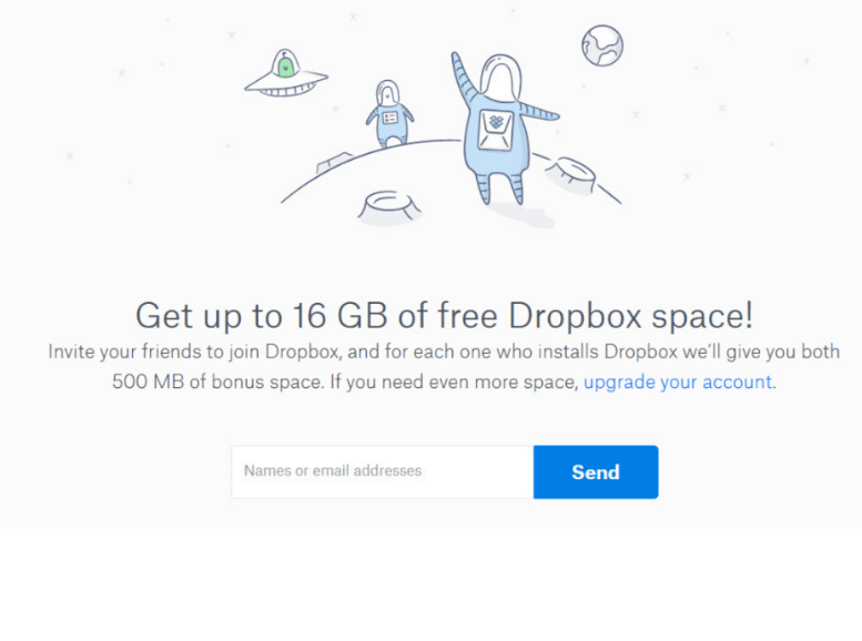 dropbox referral program