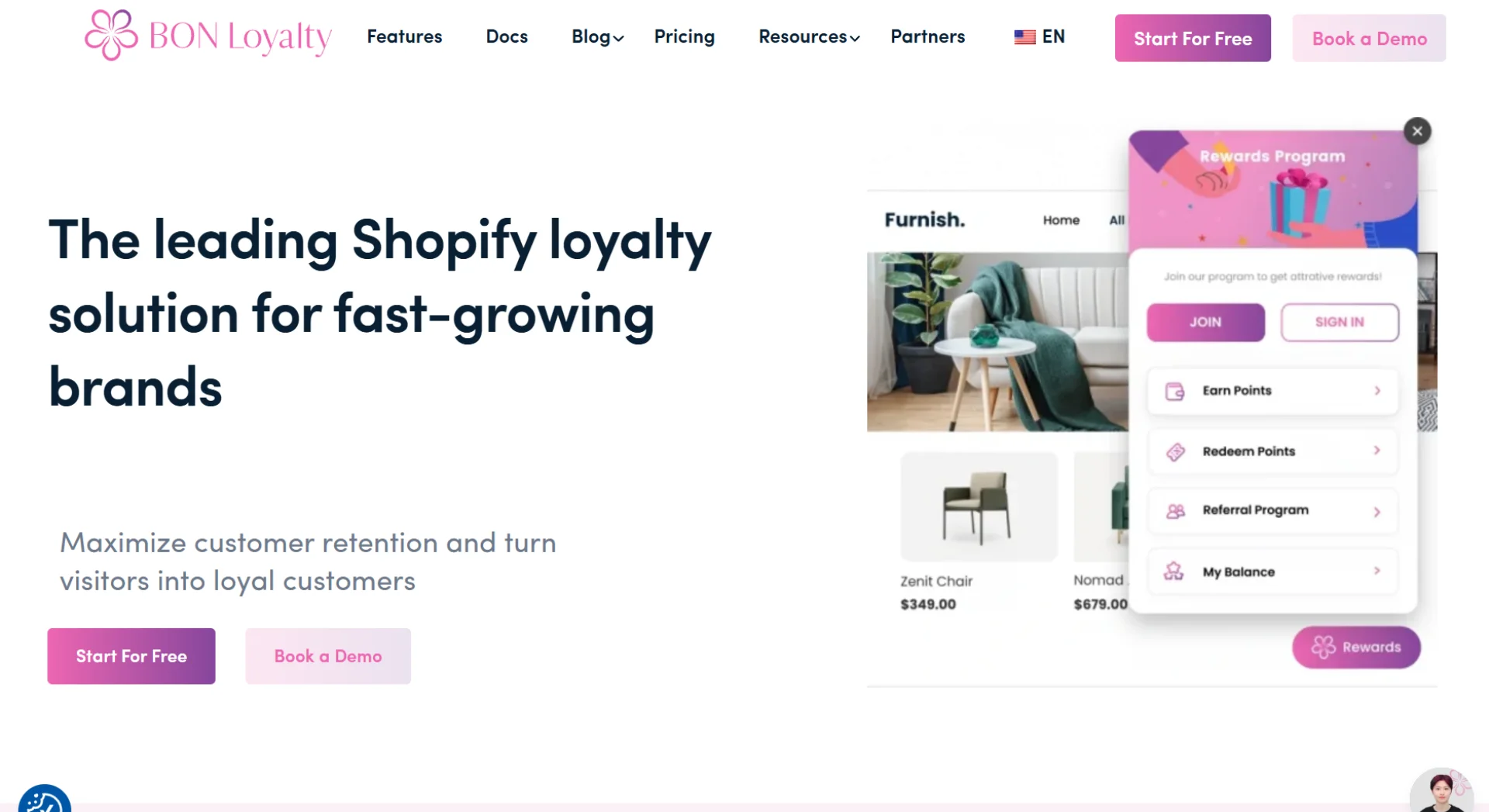 BON Loyalty ecommerce platform