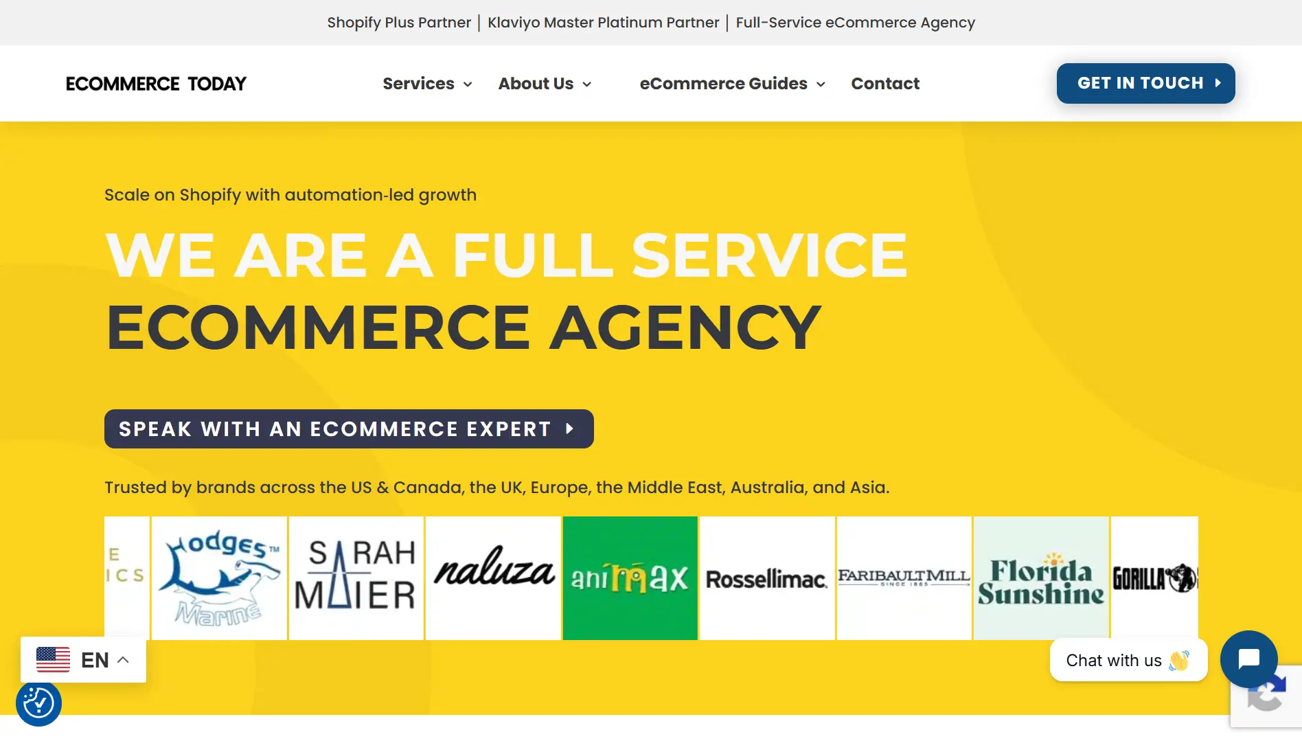 eCommerce Today shopify plus partner agency