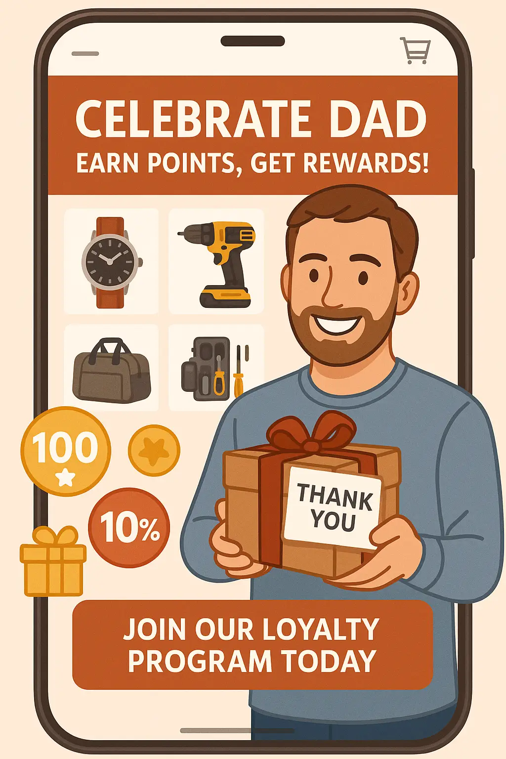 loyalty program campaign for fathers day promotions