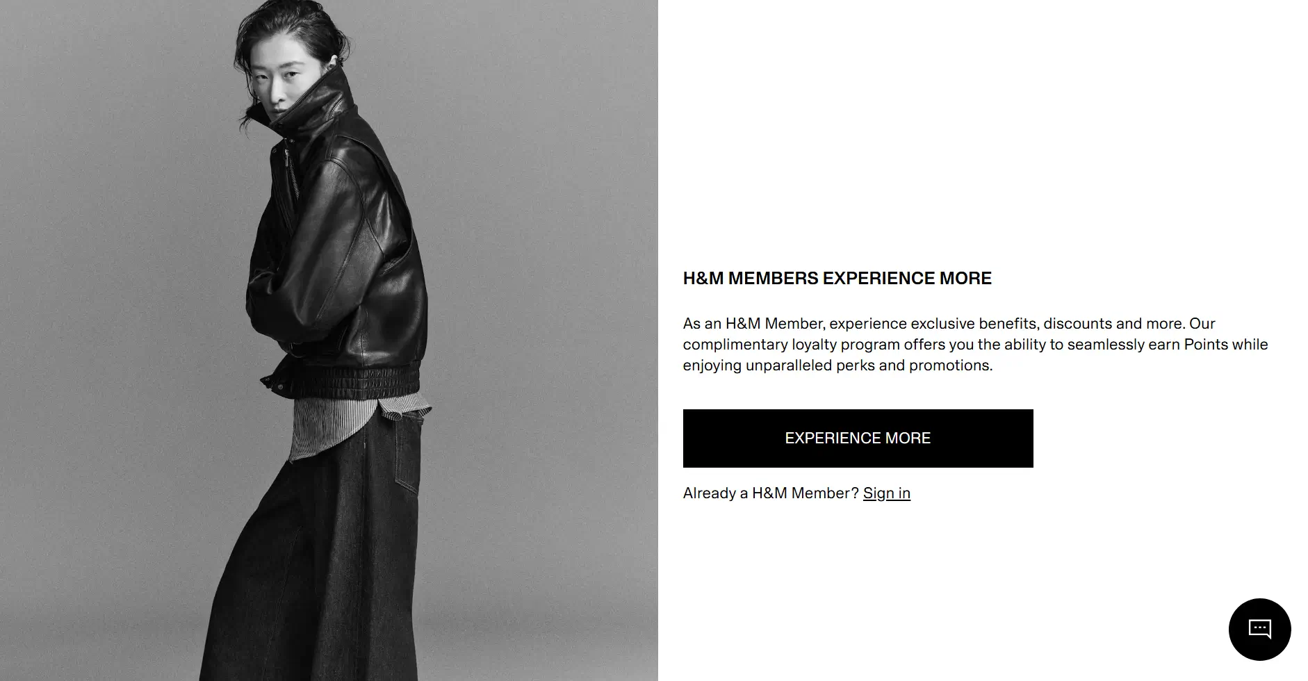 H&M Membership loyalty program highlighting exclusive benefits and member rewards