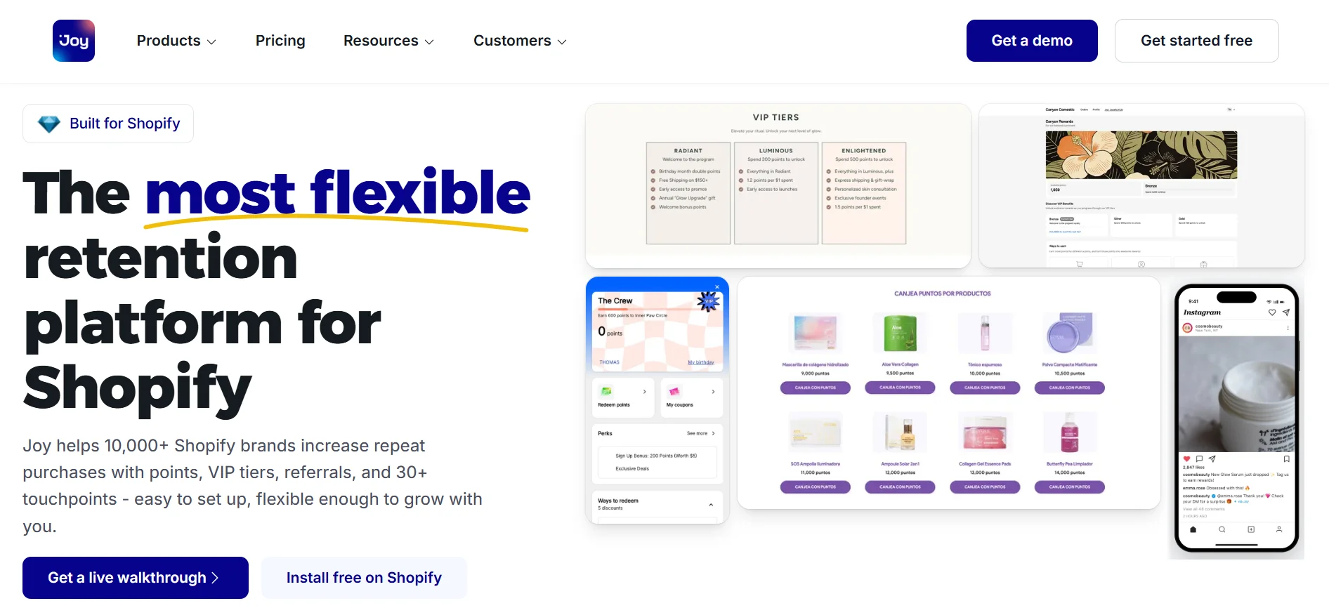 Joy Loyalty - the most flexible retention platform for Shopify