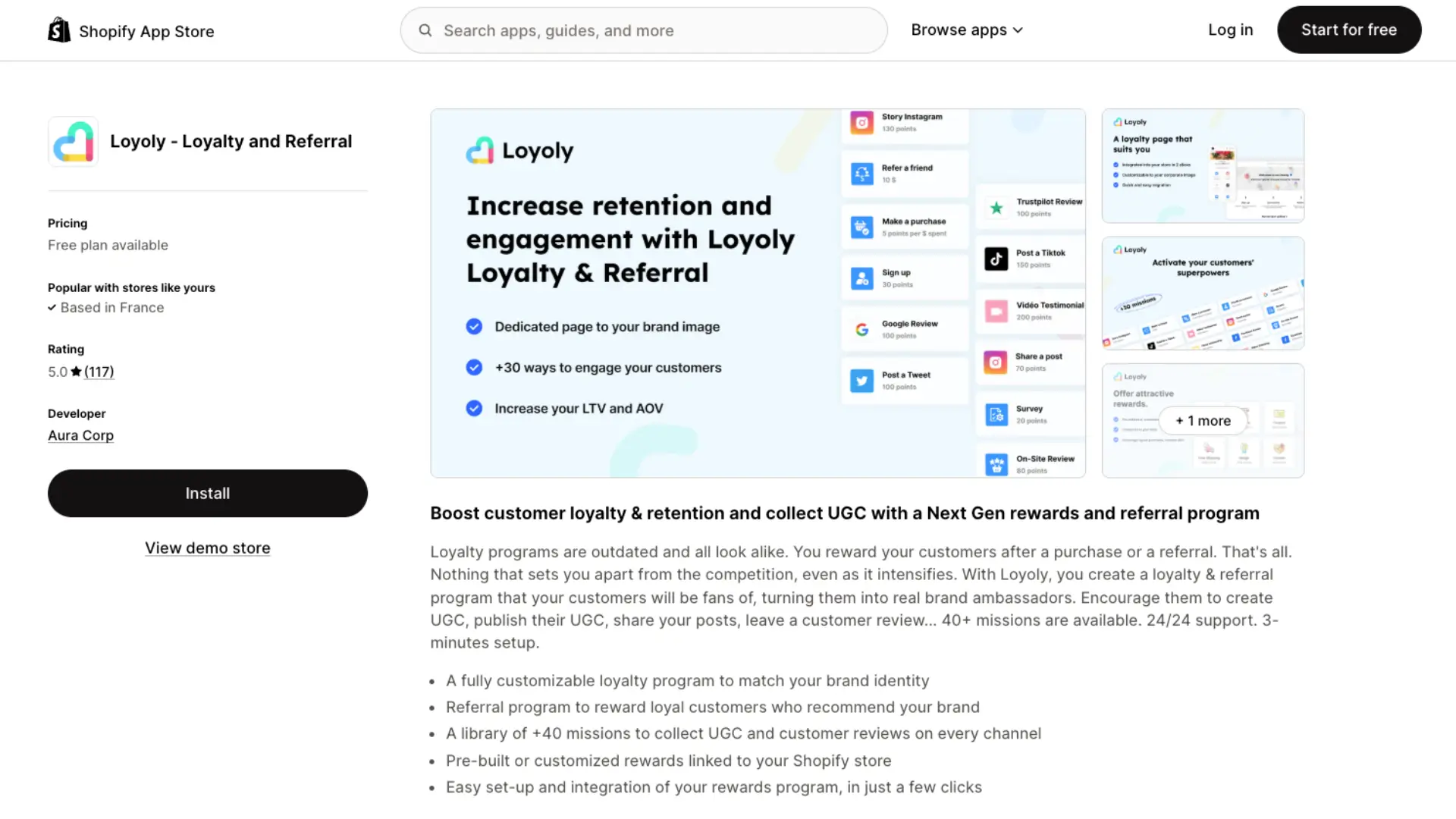 Loyoly loyalty app on shopify
