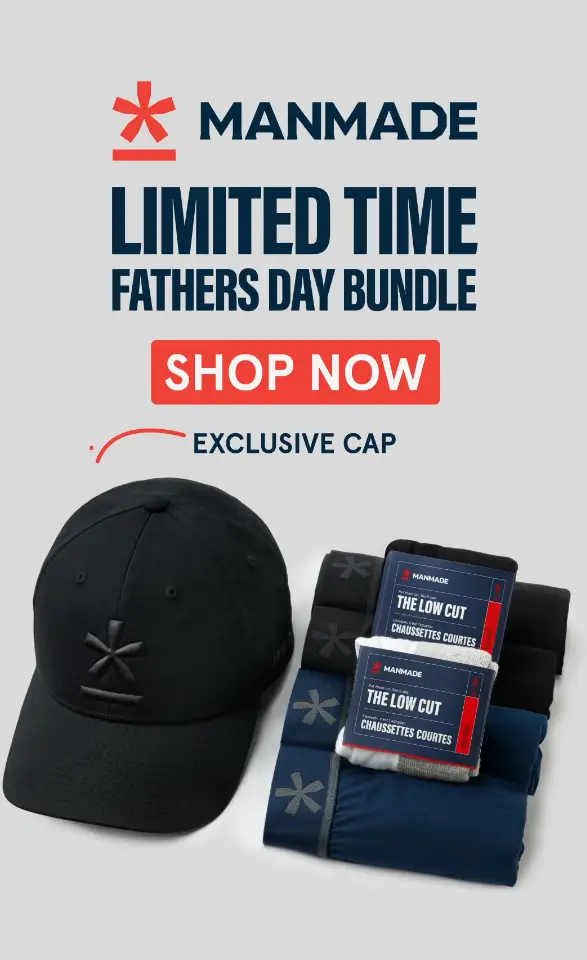 Man Made Limited time product bundling for fathers day Promotions
