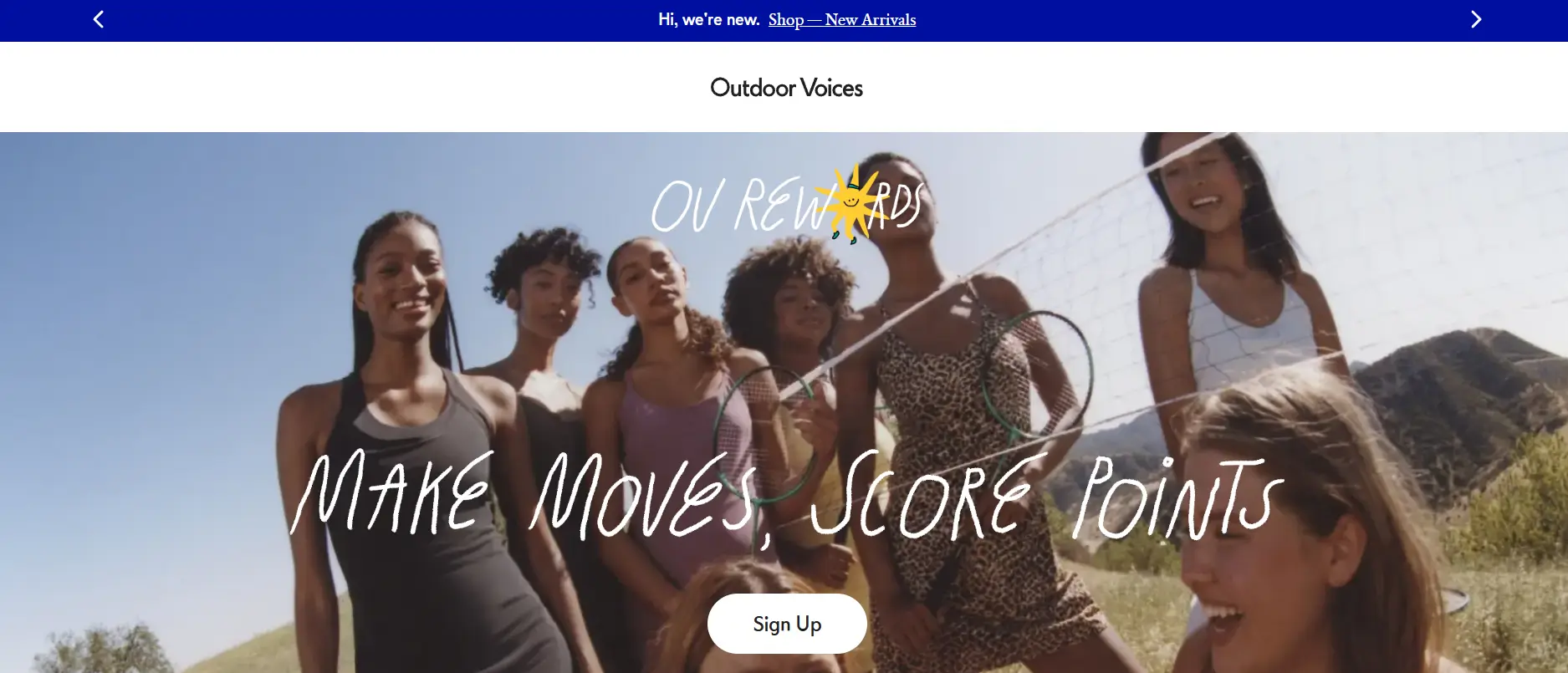 Outdoor Voices eCommerce referral program