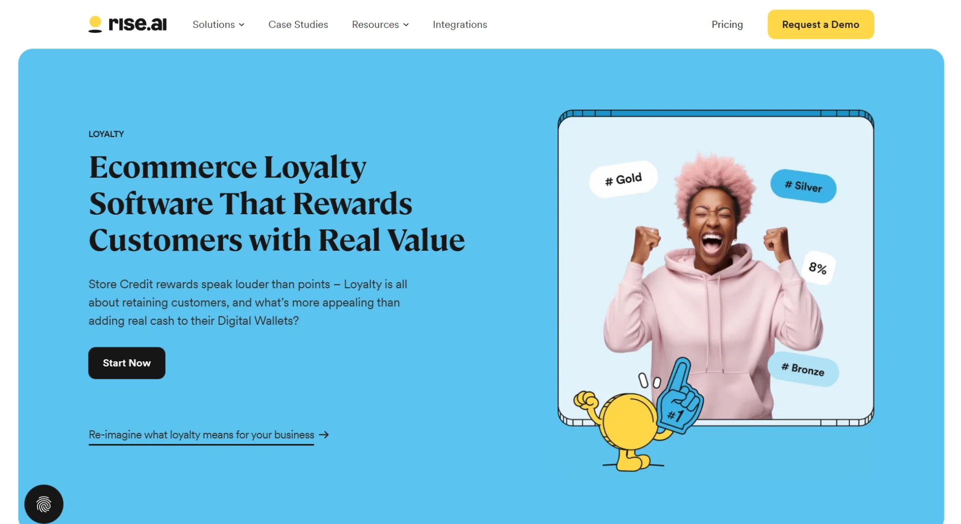 Rise.ai ecommerce loyalty platform