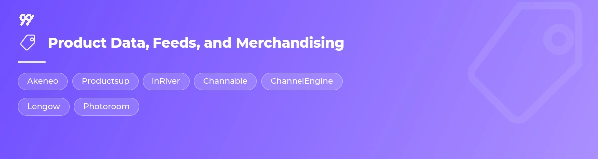 product data, feeds, and merchandising blogs