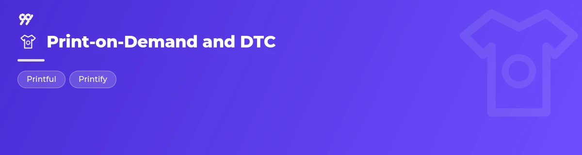 print-on-demand and DTC ecommerce blogs