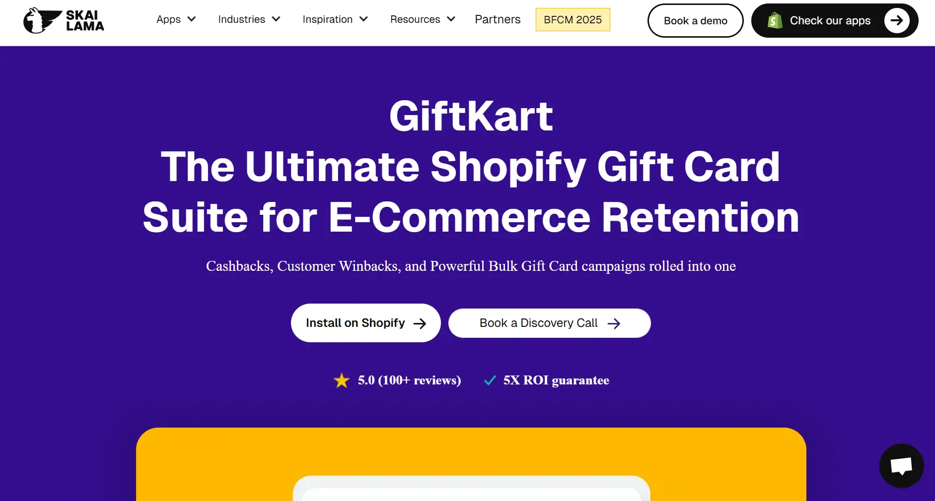 SkaiLama gift card app