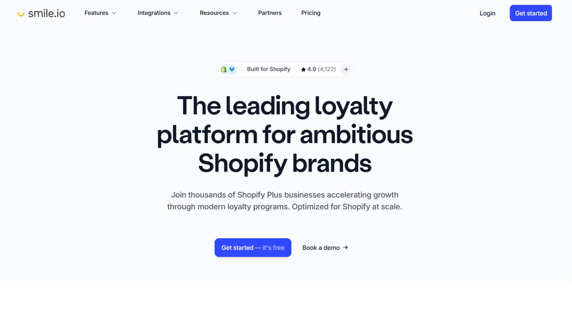 Smile.io ecommerce loyalty platform