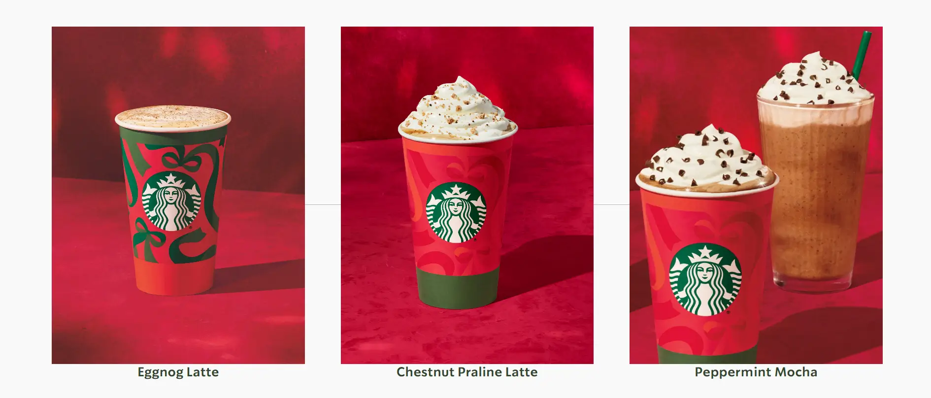 Starbucks christmas packaging