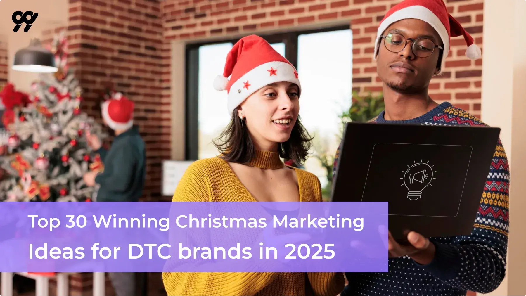 blog banner image for Christmas marketing ideas