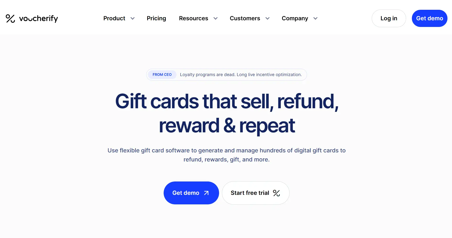 Voucherify gift card app