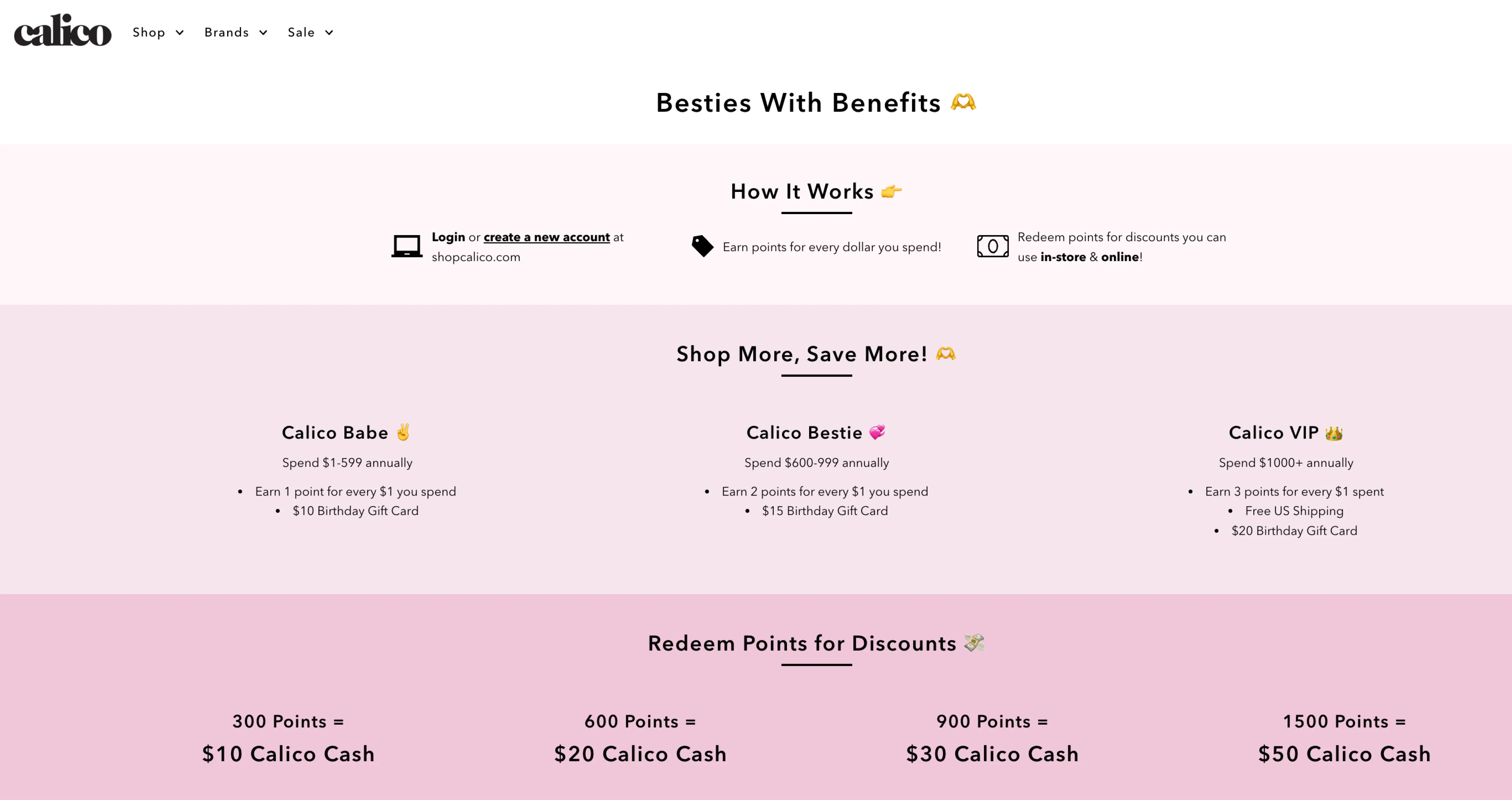 Calico’s Loyalty Program case study